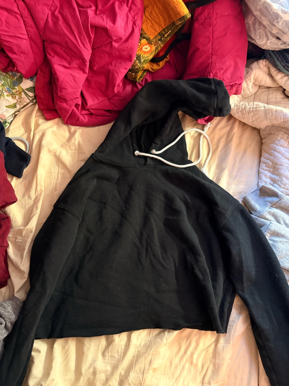 Women's Black Hoodie Sweater - Classic Pullover